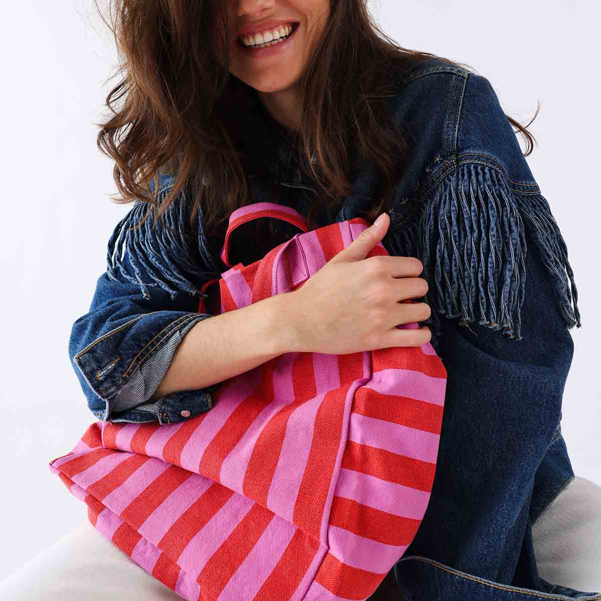 Tasche ELISABETH Orchidee/Tomate