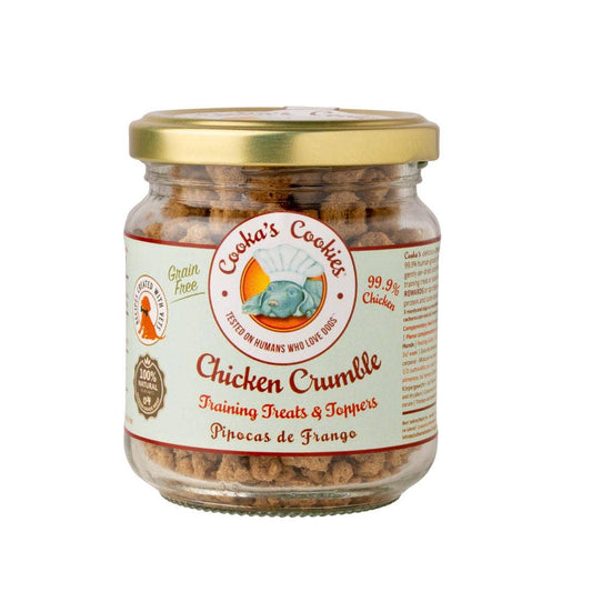 Chicken Crumble – Kalorienarme Leckerlis für Hunde und Katzen