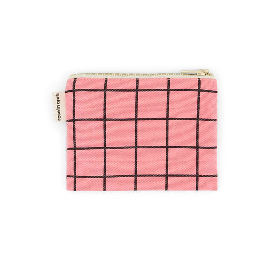 Pouch MARIE karriert Funky Pink