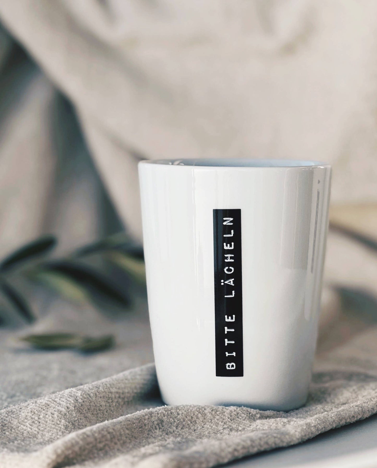 Tasse Labelwrite Schwarz