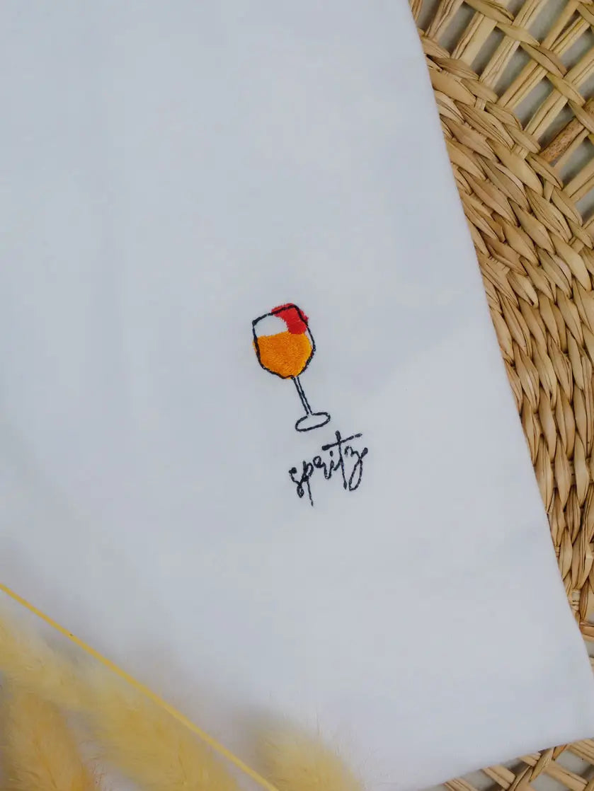Besticktes T-Shirt Spritz