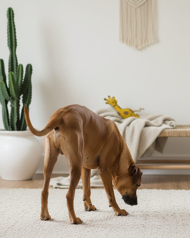 Hundespielzeug "Gina the Giraffe" aus Leder