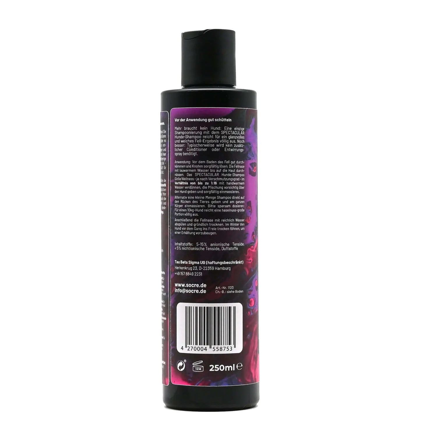 Hundeshampoo SPECTACULAR Girlie Wellness