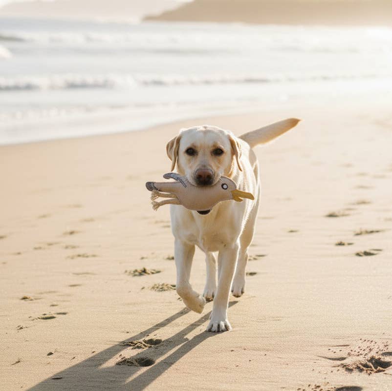 Hundespielzeug Gigi Gull aus Leder