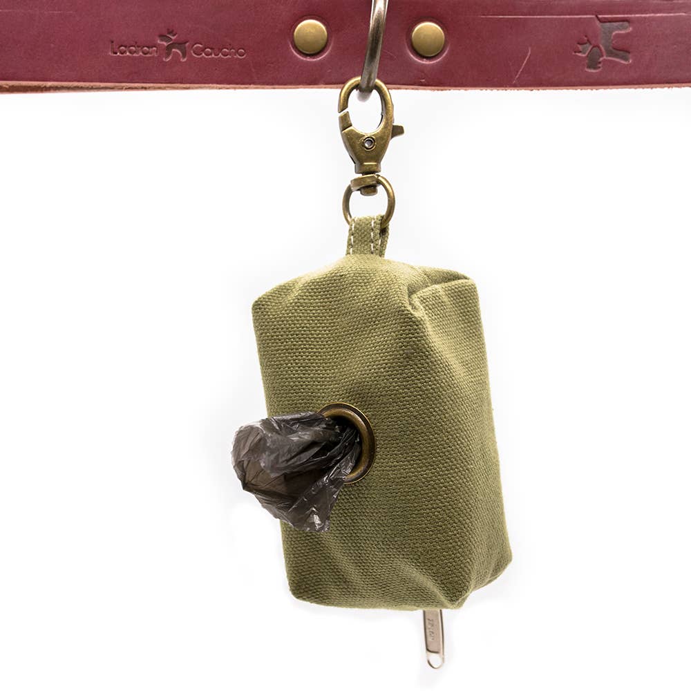Kotbeutelhalter Khaki