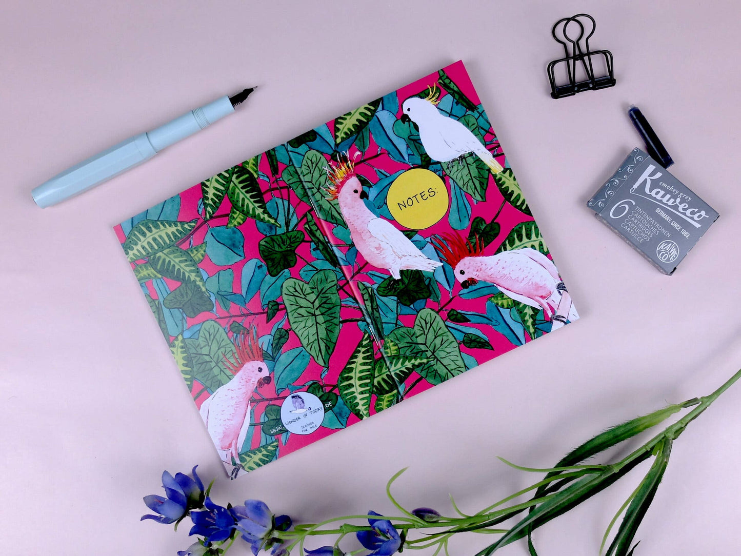 Notizbuch Papageien
