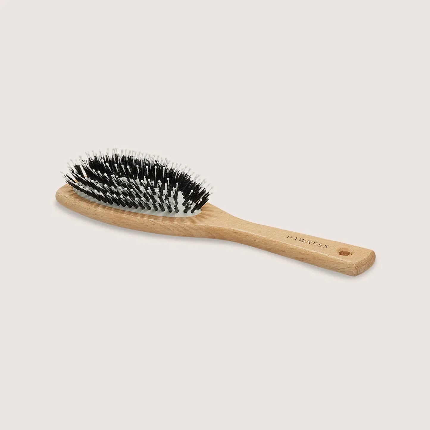 Vegane Hundehaarbürste aus Holz & Nylon