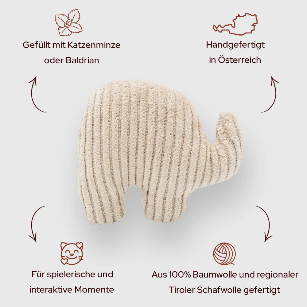 Katzenminze Kissen Elefant