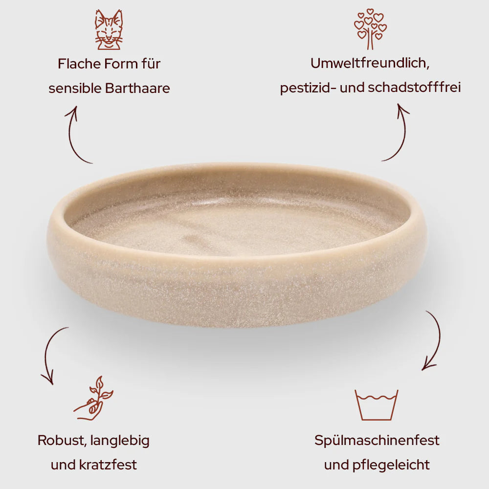 Futternapf Gourmet | Creme & Schwarz