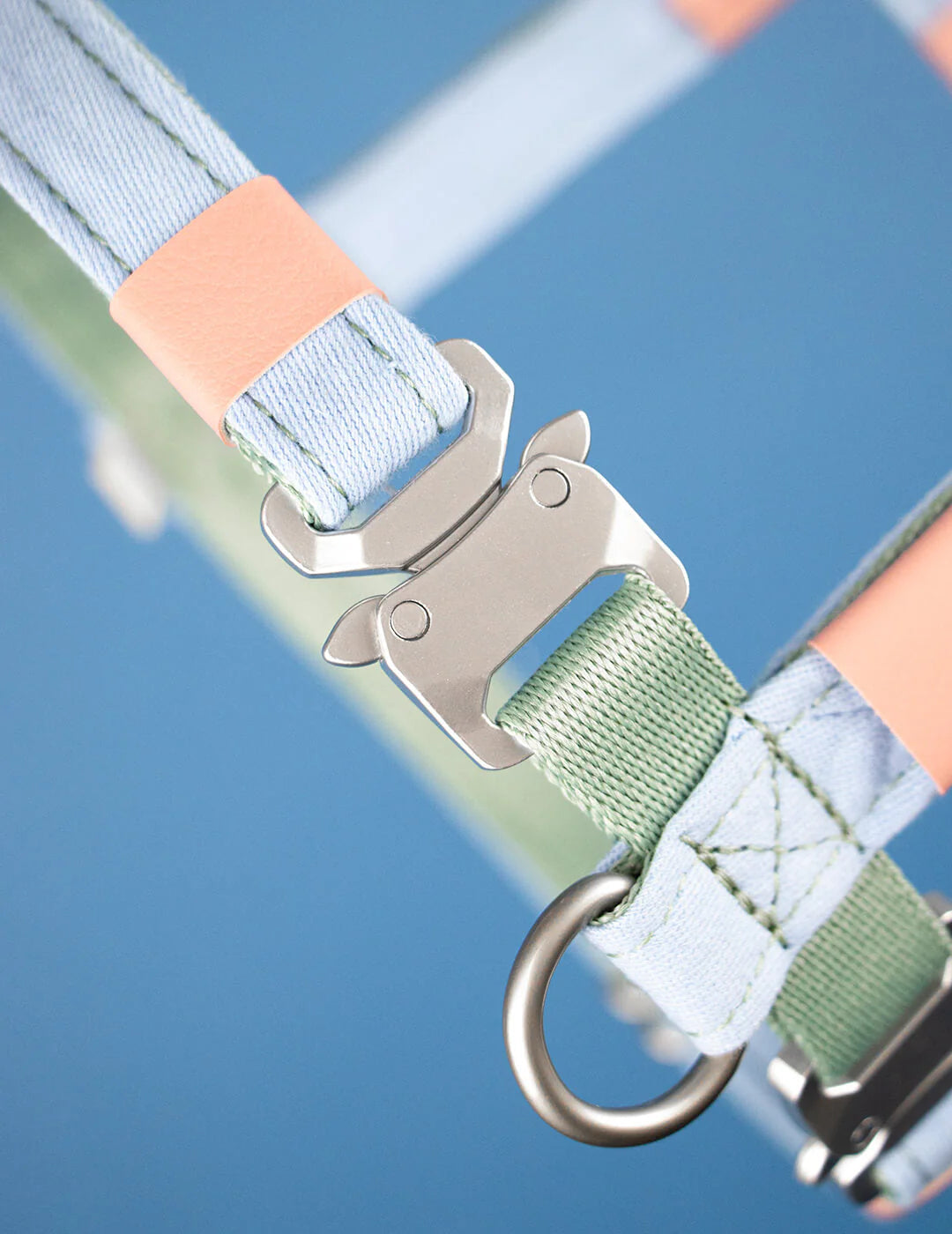 Hundegeschirr Air Canvas Blau