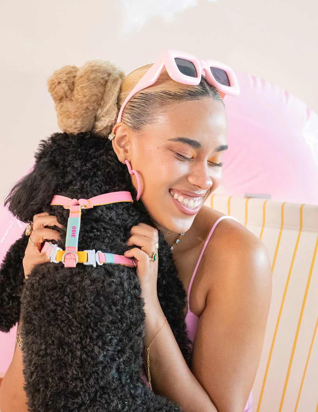 Hundegeschirr Air Canvas Pink