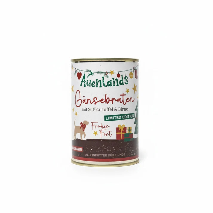 Hundenahrung Gänsebraten