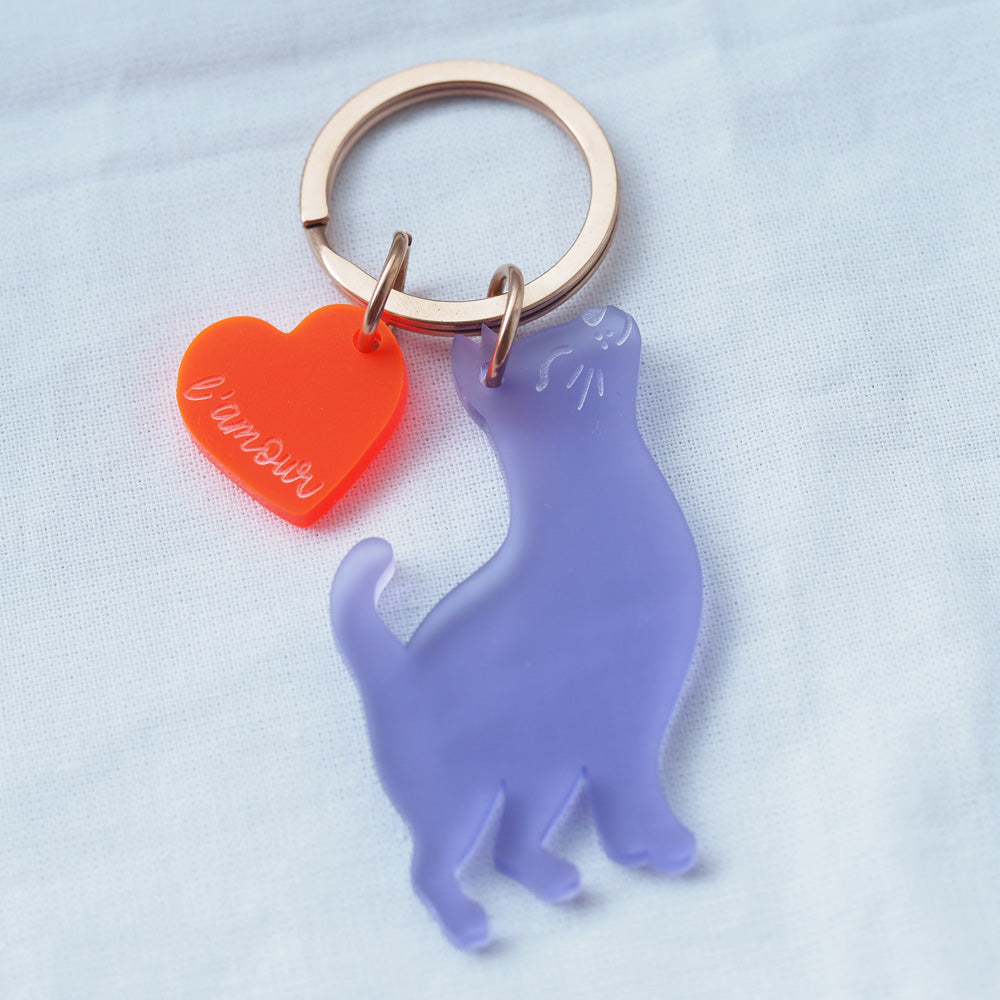 Schlüsselanhänger L´amour Katze