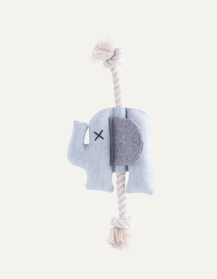 Hundespielzeug Elefant mit Seil EMMA