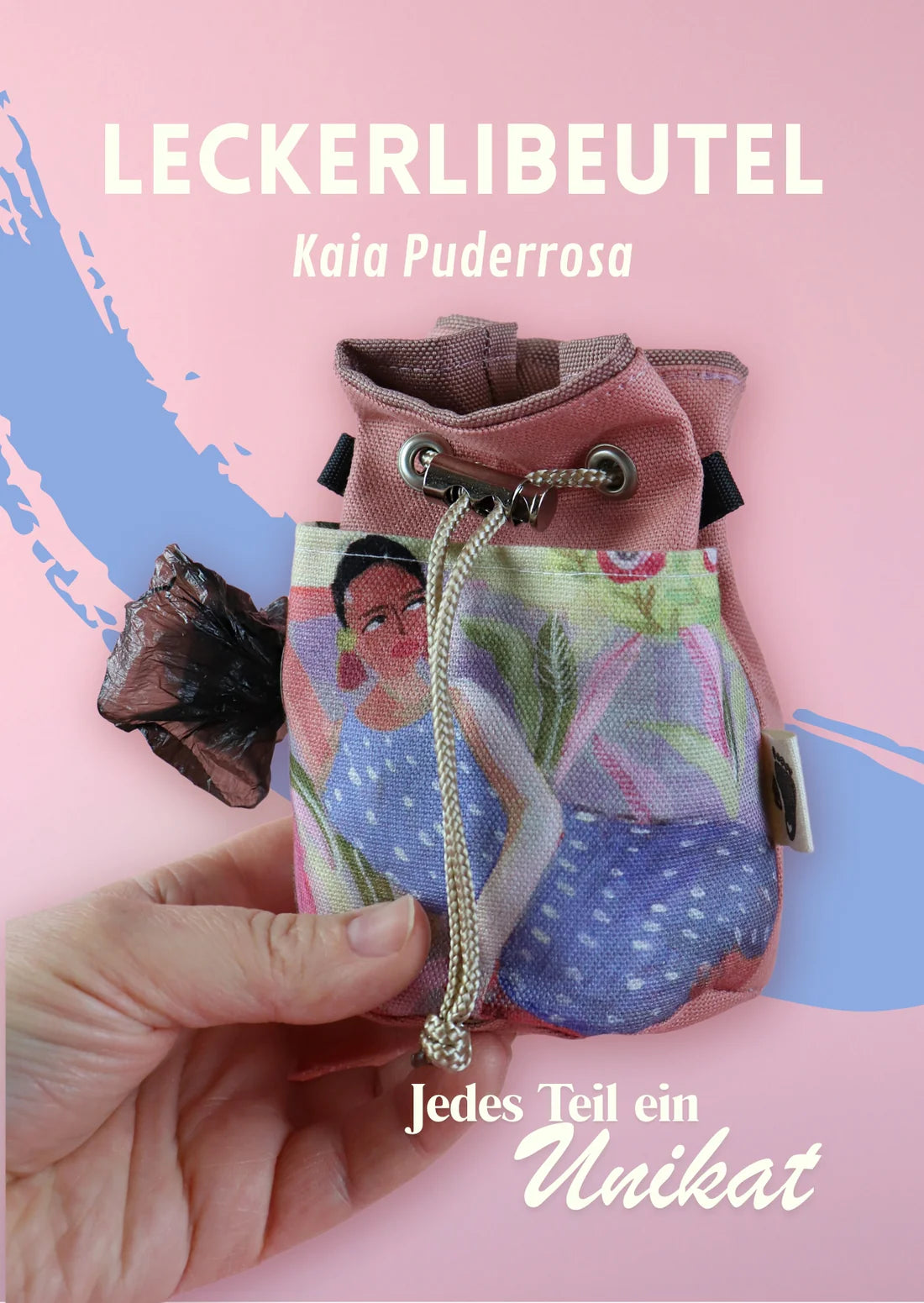 Leckerlibeutel Kaia Puderrosa