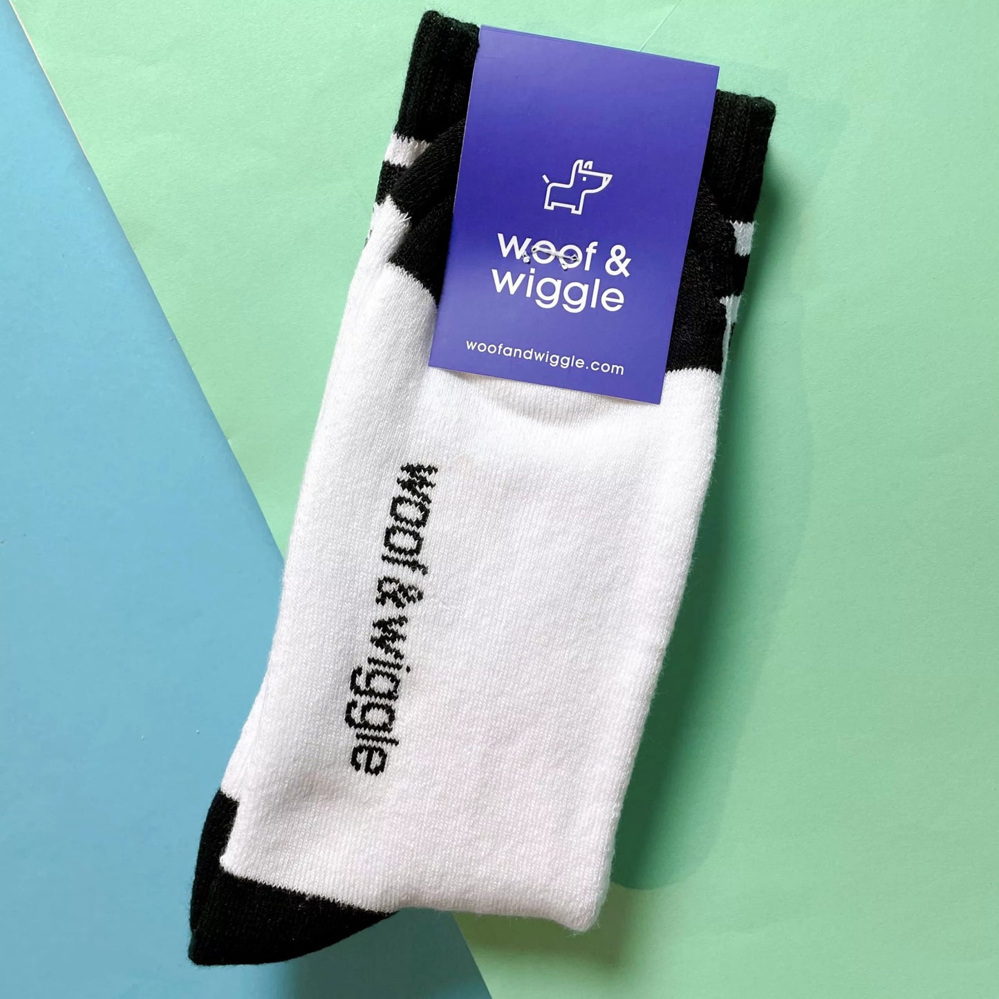Socken Dackel Klub Weiß