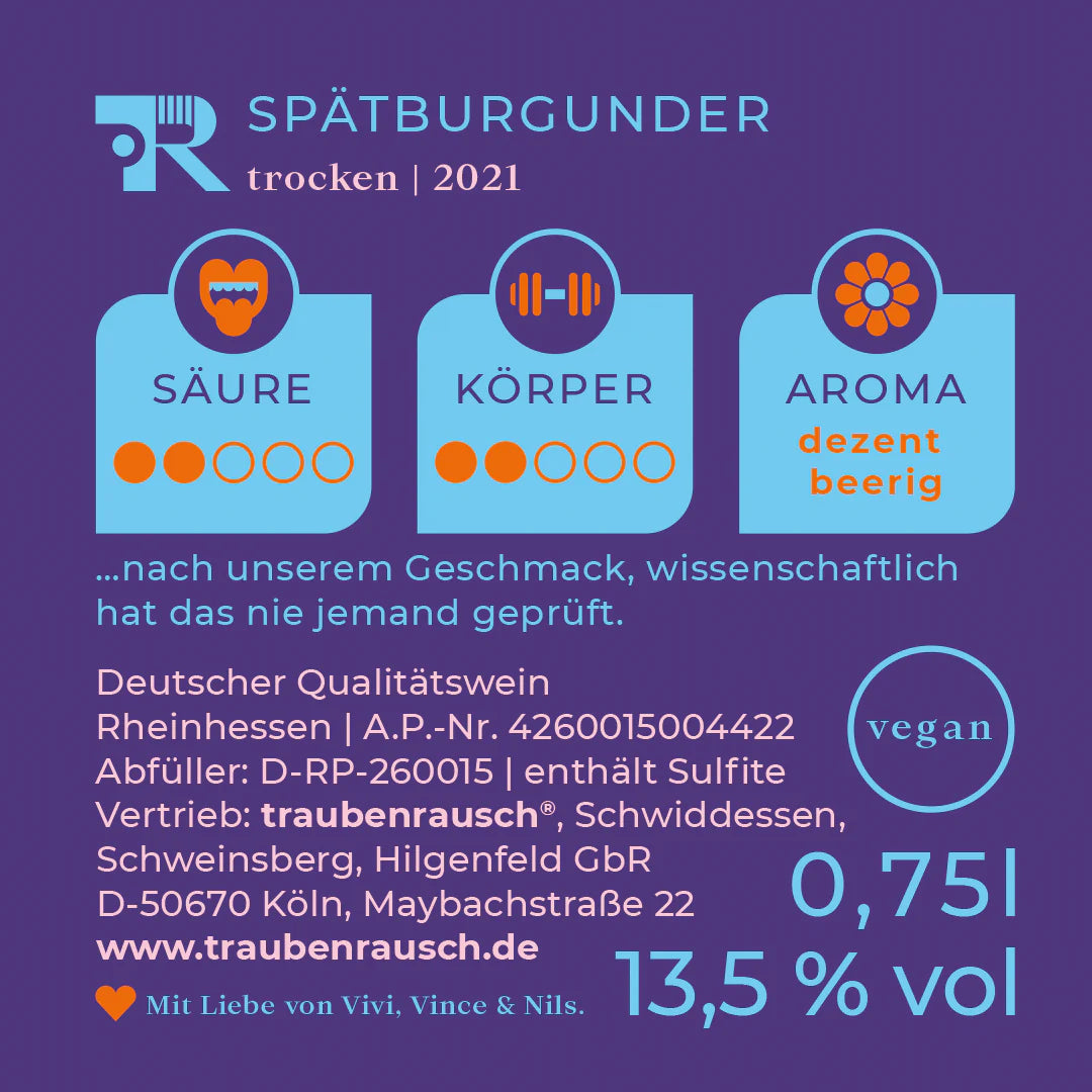 No 5: SANFT | Spätburgunder
