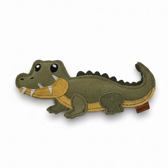 Hundespielzeug "Krokodil" aus Leder