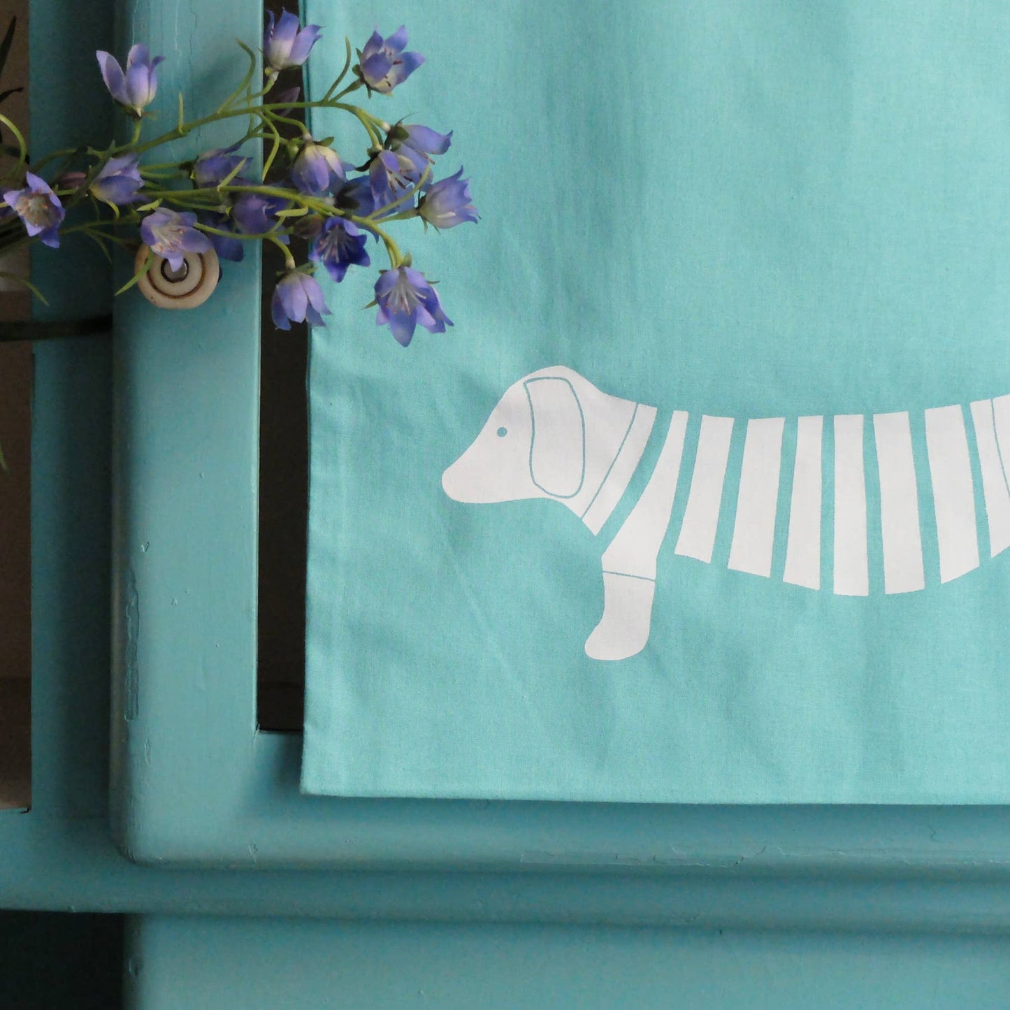 Baumwolltasche mit Dackelmotiv