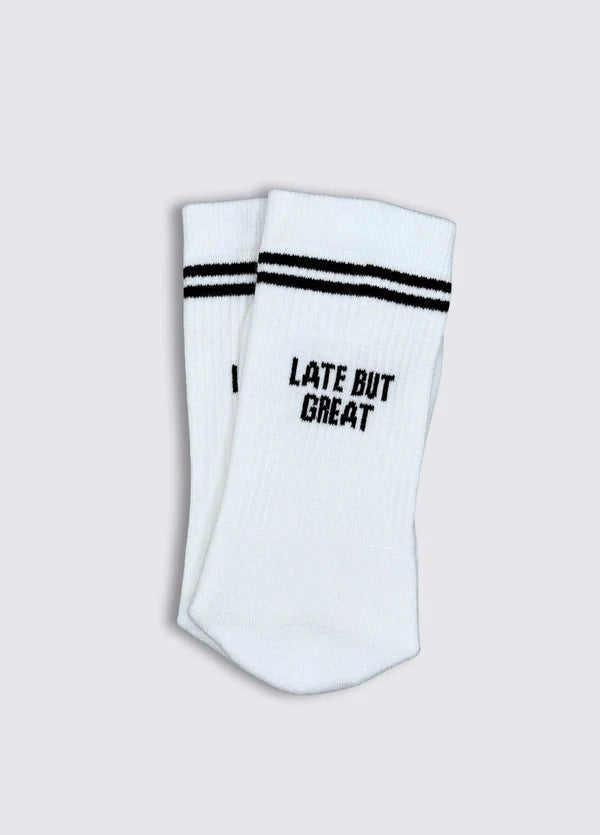 Socken LATE BUT GREAT