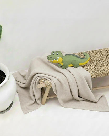 Hundespielzeug "Coco the Croco" groß aus Leder