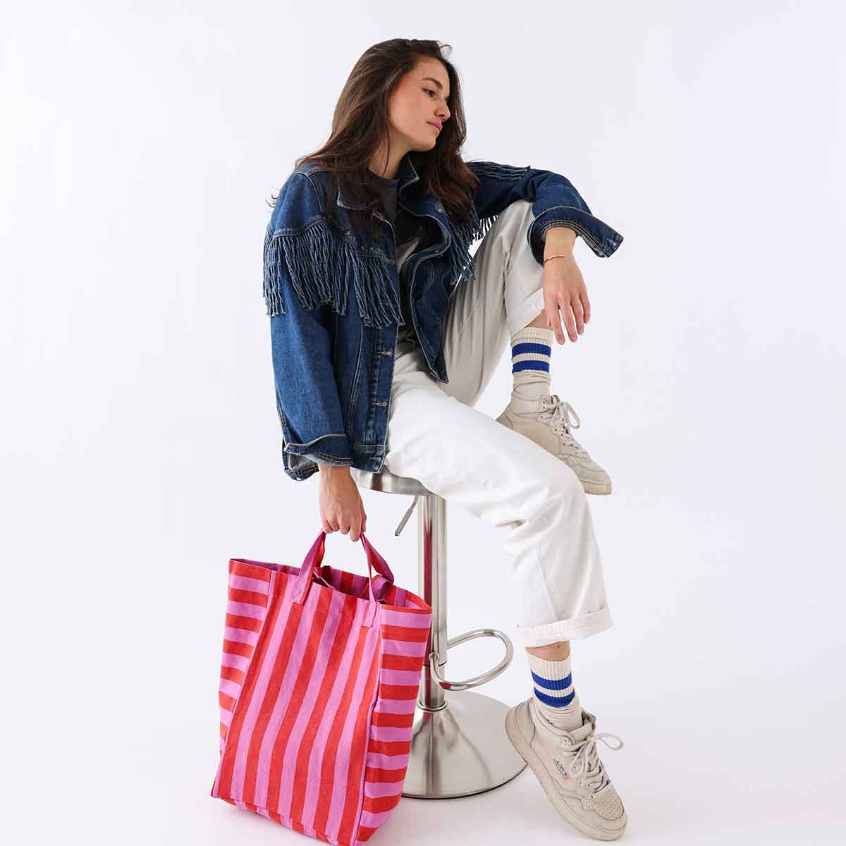 Tasche ELISABETH Orchidee/Tomate
