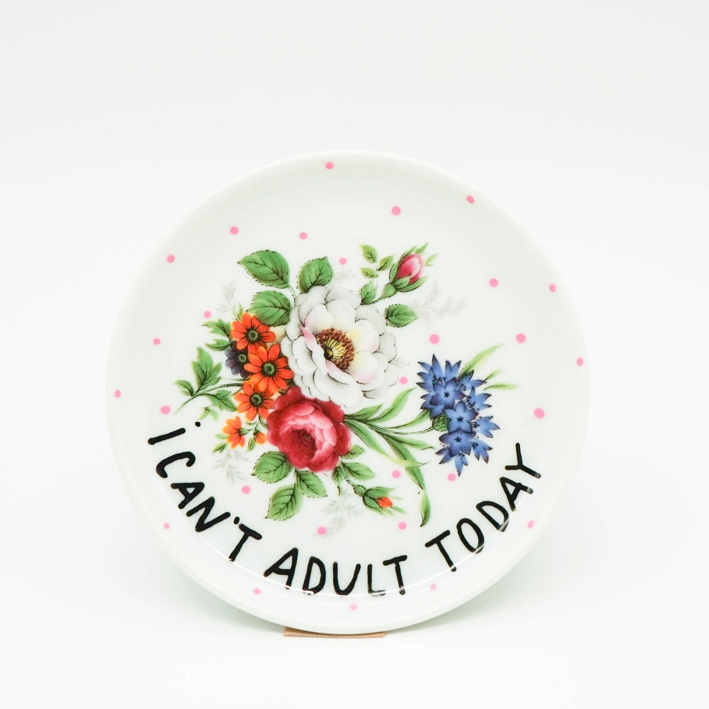 Wandteller I CAN´T ADULT TODAY