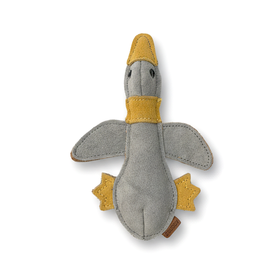 Hundespielzeug "Daggi the Duck" aus Leder