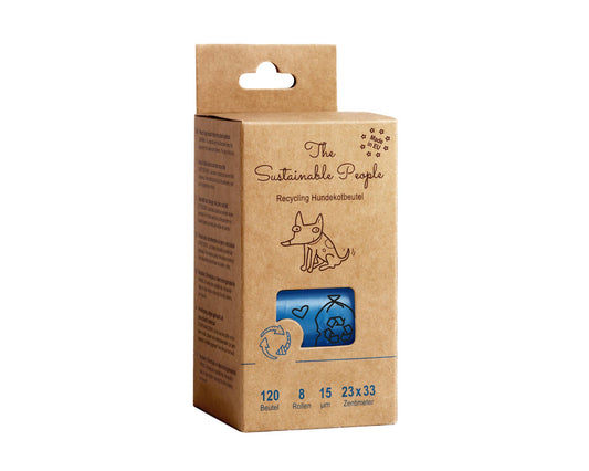 Recycling-Hundekotbeutel | 8 Rollen