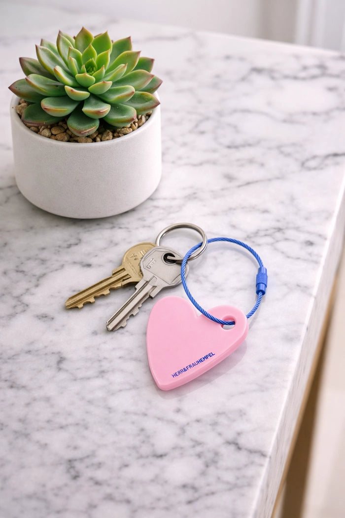 Schlüsselanhänger Herz | 4 Farben