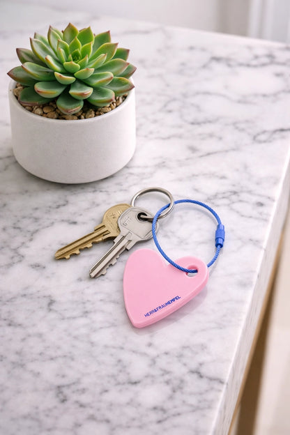 Schlüsselanhänger Herz | 4 Farben