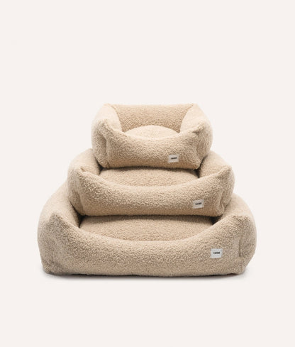 Teddy-Hundebett Snozy Beige