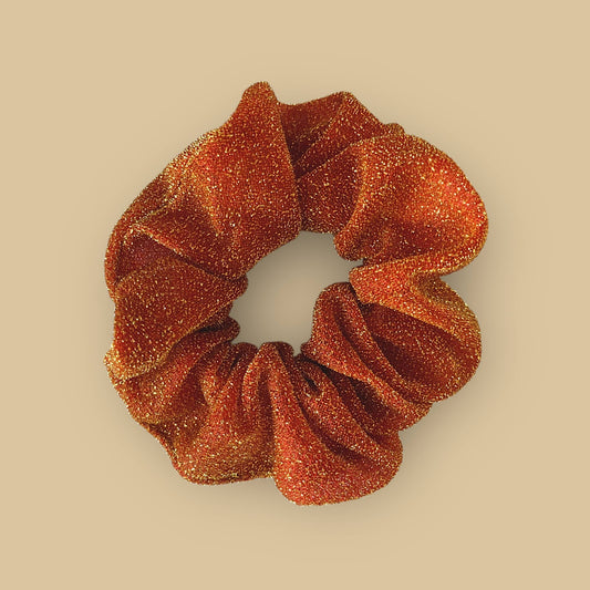 Glitzer-Haargummi Orange