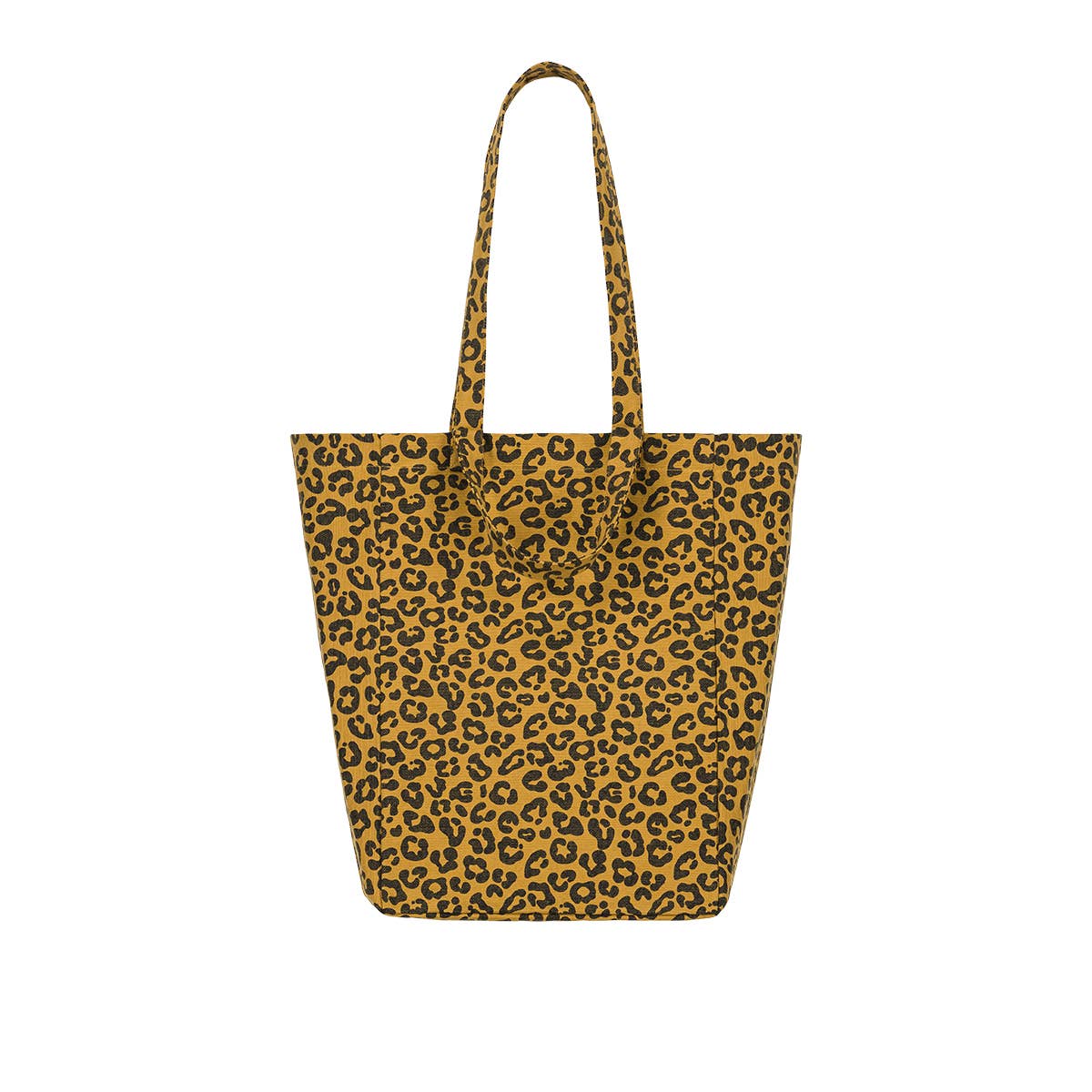 Tasche ELISABETH Karamel mit Leomuster
