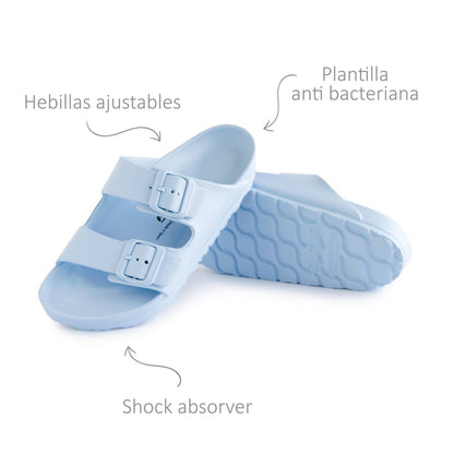 Sandale New Coachella Himmelblau