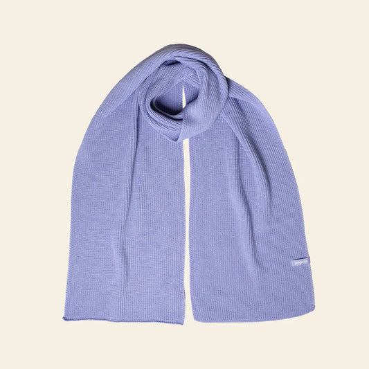 Schal aus Merinowolle Lila