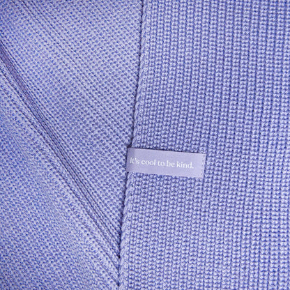 Schal aus Merinowolle Lila