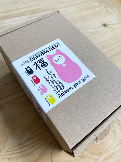 Daruma-Neko | Rosa (Liebe)