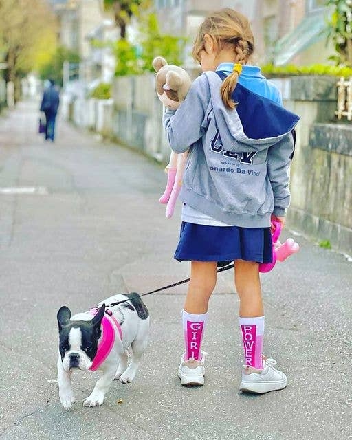 Kindersocken Girl Power