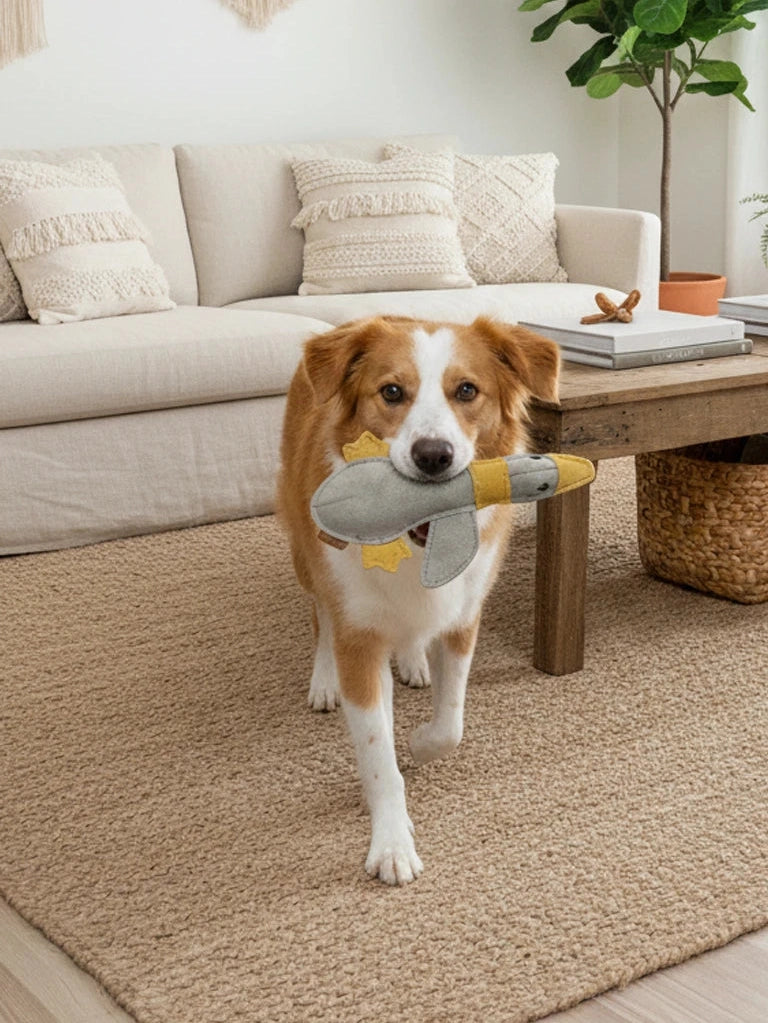 Hundespielzeug "Daggi the Duck" aus Leder