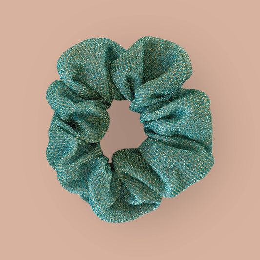 Glitzer-Haargummi in Mint