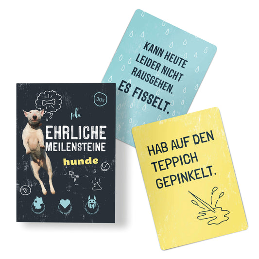Ehrliche Meilensteine - HUNDE