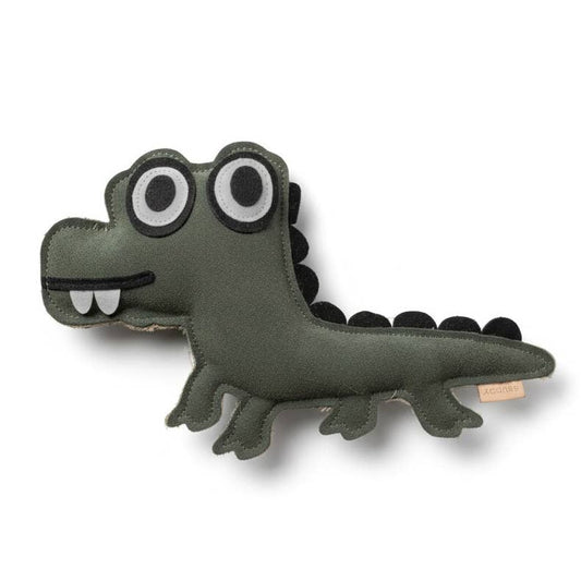 Hundespielzeug Allan Alligator aus Leder
