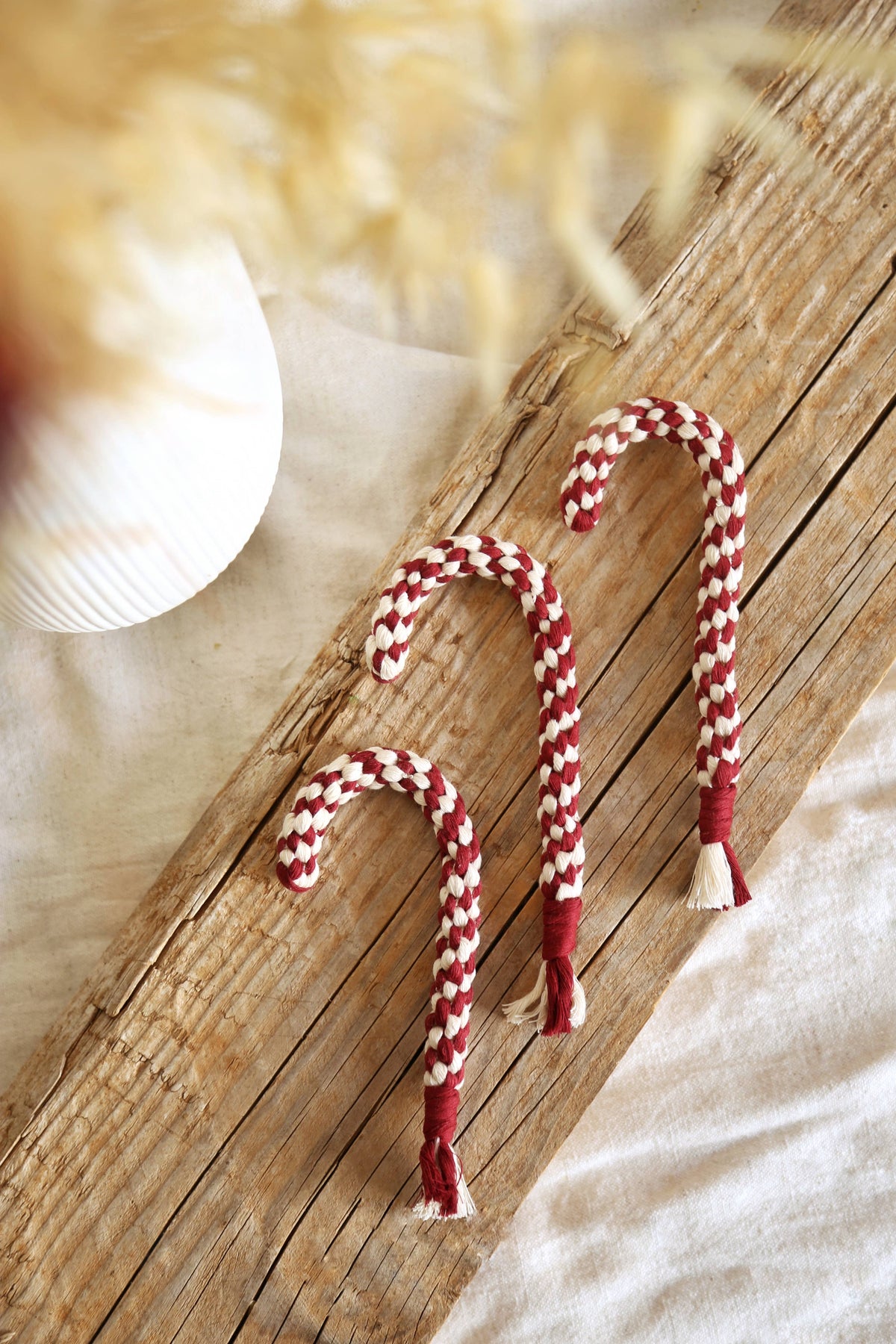 Makramee-Zuckerstange