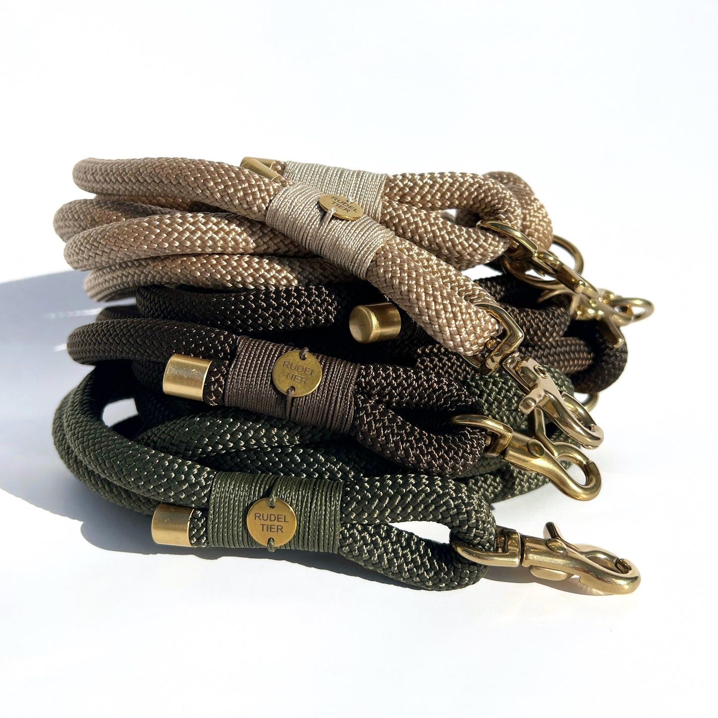 verstellbare Hundeleine aus Tau | 3 Farben