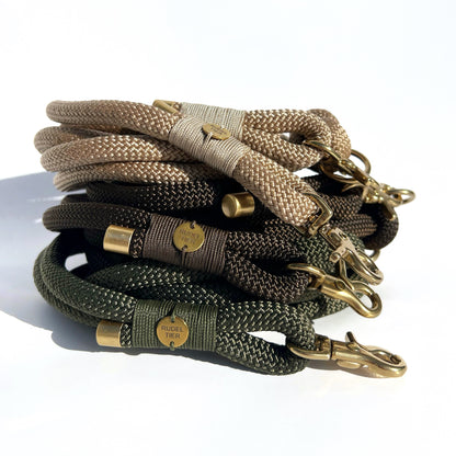 verstellbare Hundeleine aus Tau | 3 Farben