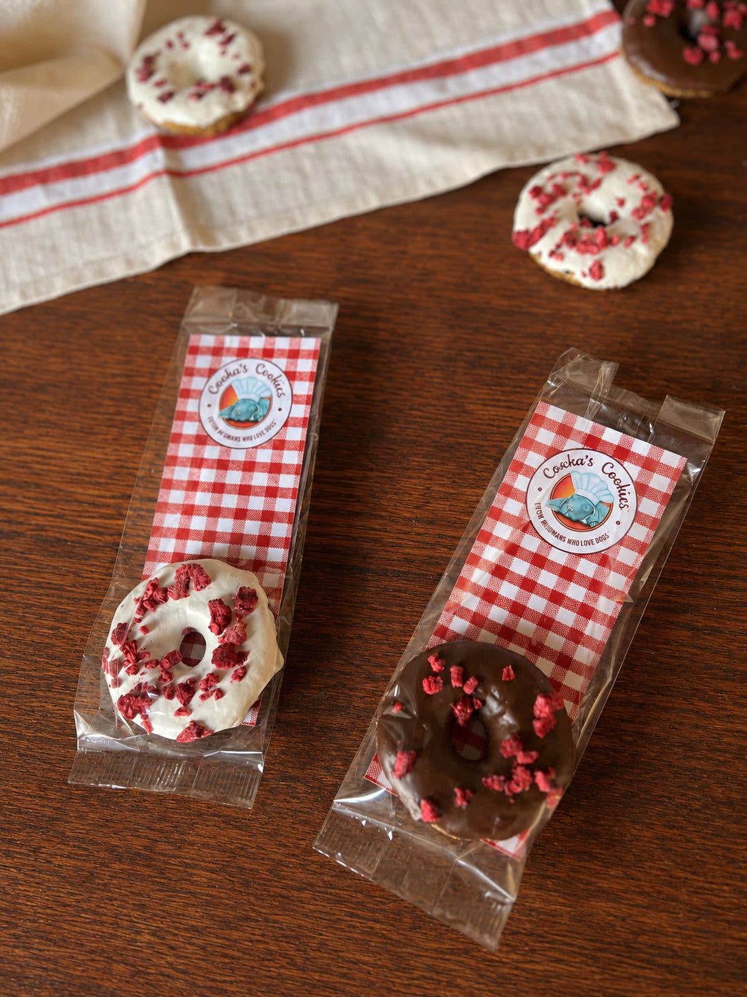 Choco-Berry Hunde-Donuts