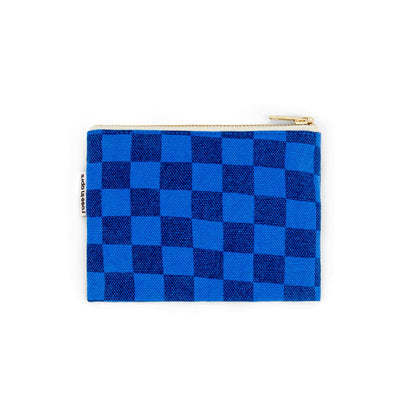 Pouch MARIE Schachbrett Marineblau