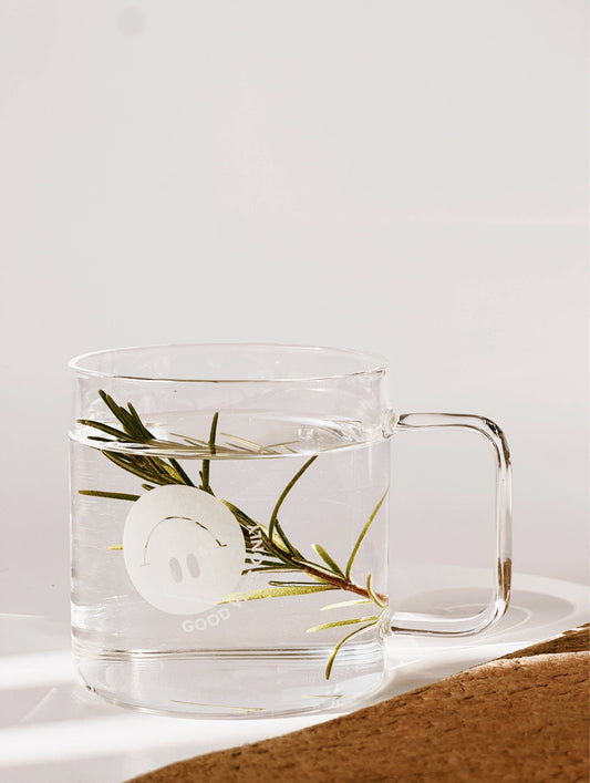 Trinkglas Good Vibes Only OHNE Henkel