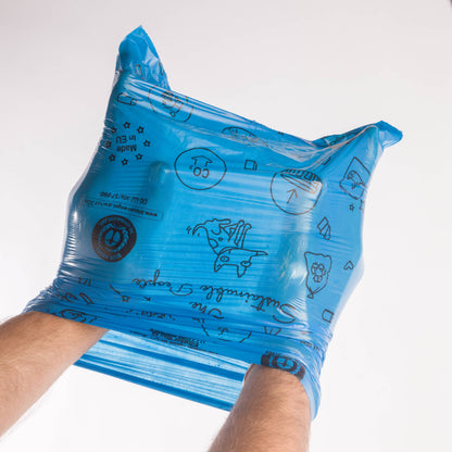 Recycling-Hundekotbeutel | 8 Rollen
